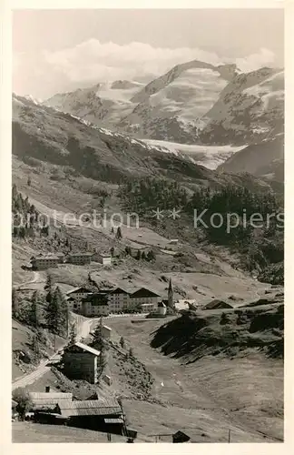AK / Ansichtskarte Obergurgl Soelden Tirol Das Gletscherdorf mit Schafkogl Kat. Soelden oetztal