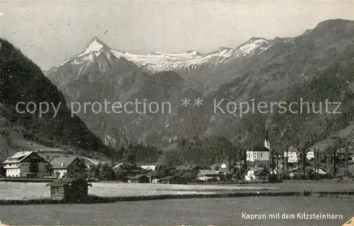 AK / Ansichtskarte Kaprun mit dem Kitzsteinhorn Kat. Kaprun