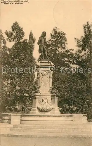 AK / Ansichtskarte Valenciennes Denkmal Watteau Kat. Valenciennes