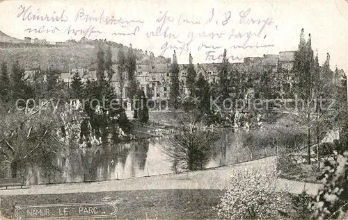 AK / Ansichtskarte Namur sur Meuse Le Parc