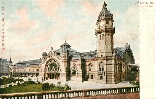 AK / Ansichtskarte Koeln Rhein Hauptbahnhof  Kat. Koeln