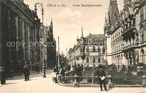 AK / Ansichtskarte Koeln Rhein Unter Sachsenhausen Kat. Koeln
