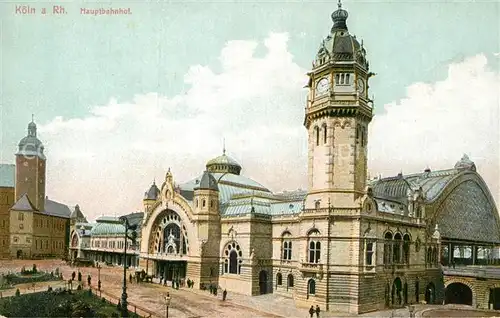 AK / Ansichtskarte Koeln Rhein Hauptbahnhof Kat. Koeln