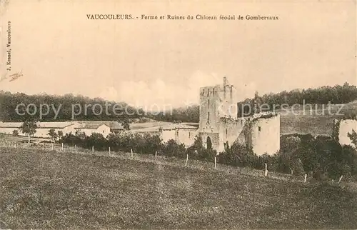 AK / Ansichtskarte Vaucouleurs Ferme et Ruines du Chateau Kat. Vaucouleurs