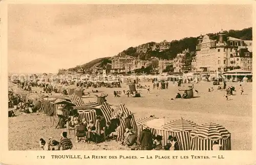 AK / Ansichtskarte Trouville sur Mer La Reine des Plages  Kat. Trouville sur Mer