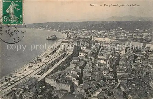 AK / Ansichtskarte Nice Alpes Maritimes Vue generale prise du Chateau Kat. Nice