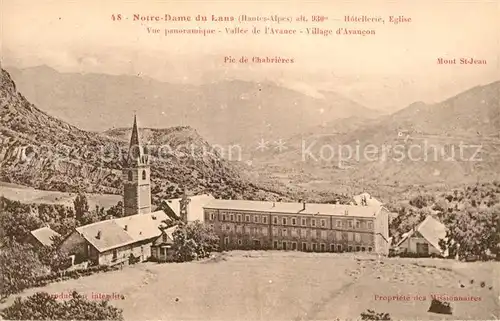 AK / Ansichtskarte Notre Dame du Laus Hotellerie Eglise Vallee de l Avance Village d Avancon Kat. Saint Etienne le Laus