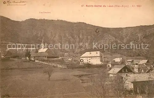 AK / Ansichtskarte Notre Dame du Laus Vue generale avec l Eglise Montagne Les Fraches Kat. Saint Etienne le Laus