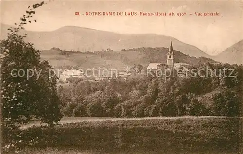 AK / Ansichtskarte Notre Dame du Laus Vue generale avec l Eglise Montagnes Kat. Saint Etienne le Laus