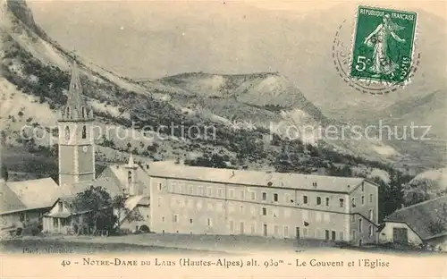 AK / Ansichtskarte Notre Dame du Laus Le Couvent et l Eglise Montagne Kat. Saint Etienne le Laus