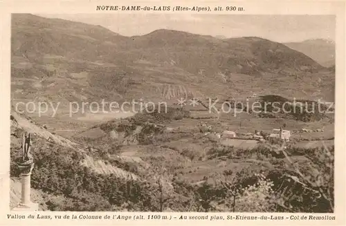 AK / Ansichtskarte Notre Dame du Laus Vallon du Laus vu de la Colonne de l Ange Kat. Saint Etienne le Laus