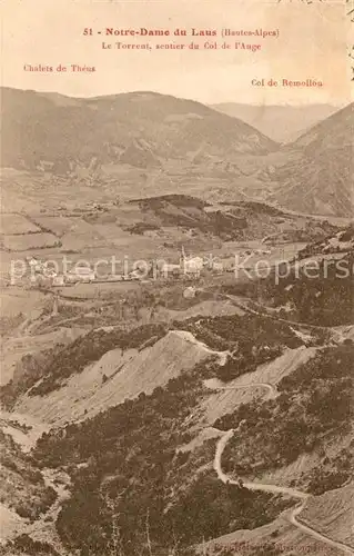 AK / Ansichtskarte Notre Dame du Laus Le Torrent sentier du Col de l Ange Kat. Saint Etienne le Laus