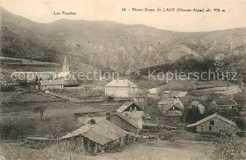 AK / Ansichtskarte Notre Dame du Laus Vue generale avec l Eglise Montagne des Fraches Kat. Saint Etienne le Laus