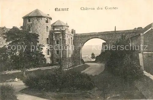 AK / Ansichtskarte Namur sur Meuse Chateau des Comtes