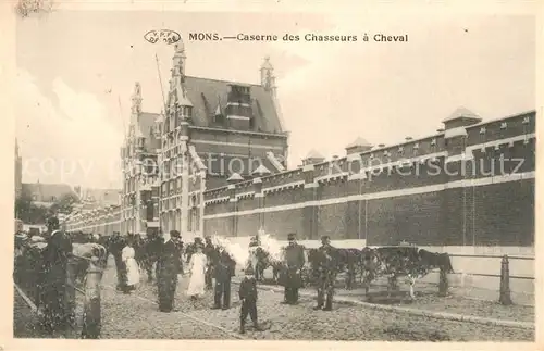 AK / Ansichtskarte Mons Hainaut Caserne des Chasseurs a Cheval Kat. 