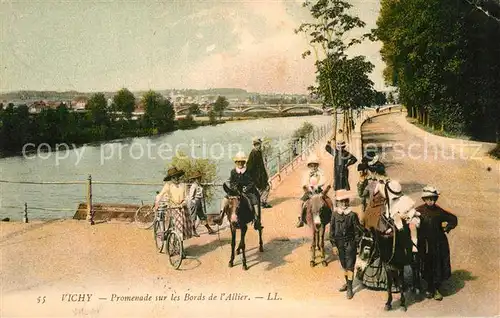 AK / Ansichtskarte Vichy Allier Promenade sur les Bords de l Allier Kat. Vichy