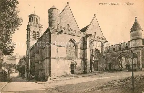 AK / Ansichtskarte Pierrefonds Oise Eglise Kat. Pierrefonds