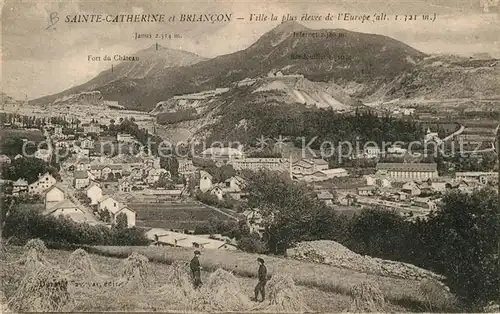AK / Ansichtskarte Sainte Catherine Briancon Panorama Ville la plus elevee de l Europe Montagnes