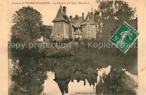 AK / Ansichtskarte Segre Chateau Villebois Mareuil Kat. Segre