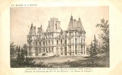 AK / Ansichtskarte Loire Chateau La Belliere Kat. Loire