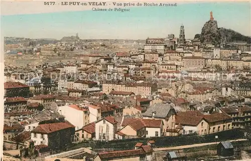 AK / Ansichtskarte Le Puy en Velay Panorama Chateau de Polignac Kat. Le Puy en Velay