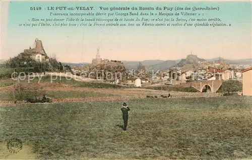 AK / Ansichtskarte Le Puy en Velay Panorama Bassin du Puy Kat. Le Puy en Velay