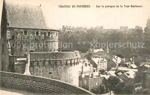 AK / Ansichtskarte Fougeres Chateau  Kat. Fougeres