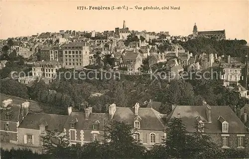 AK / Ansichtskarte Fougeres Panorama Kat. Fougeres