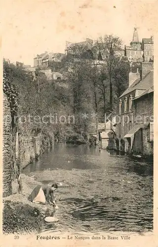 AK / Ansichtskarte Fougeres Nancon Basse Ville Kat. Fougeres