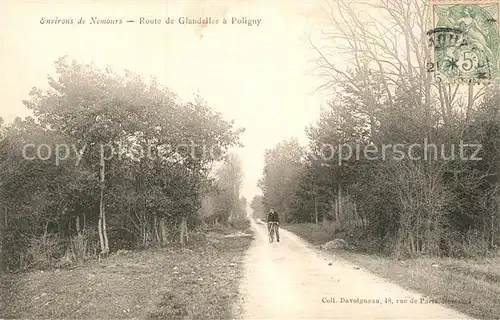 AK / Ansichtskarte Poligny Seine et Marne Route Glandelles Poligny Kat. Poligny