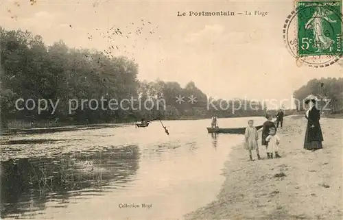 AK / Ansichtskarte Noyen sur Seine Le Portmontain Strand Kat. Noyen sur Seine