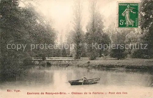 AK / Ansichtskarte Fontenay Tresigny Rozoy en Brie Chateau Fortelle Kat. Fontenay Tresigny