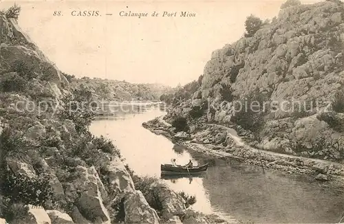 AK / Ansichtskarte Cassis Calanque Port Miou Kat. Cassis