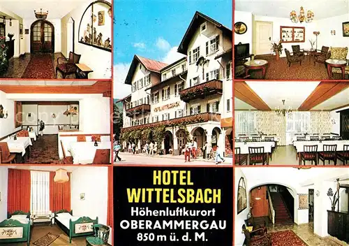 AK / Ansichtskarte Oberammergau Hotel Wittelsbach Kat. Oberammergau