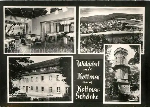 AK / Ansichtskarte Walddorf Sachsen Kottmar Kottmarschaenke Ferienheim Reichsbahn Kat. Eibau