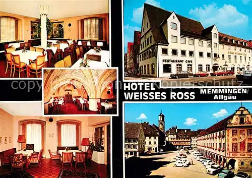 AK / Ansichtskarte Memmingen Hotel Weisses Ross Kat. Memmingen
