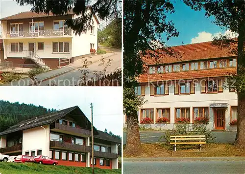 AK / Ansichtskarte Glatten Freudenstadt Gasthof Zur Linde Gaestehaus Haus am Walde Kat. Glatten