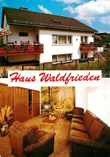 AK / Ansichtskarte Boedefeld Haus Waldfrieden Kat. Schmallenberg