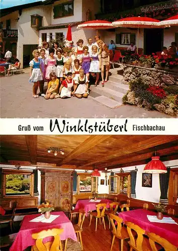 AK / Ansichtskarte Fischbachau Cafe Pension Winklstueberl Kat. Fischbachau