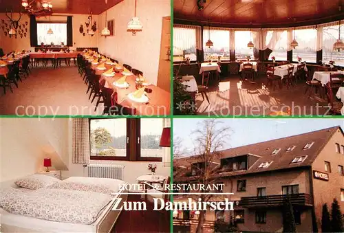 AK / Ansichtskarte Neustadt Ruebenberge Hotel Restaurant Zum Damhirsch Kat. Neustadt am Ruebenberge
