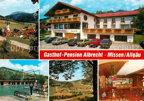 AK / Ansichtskarte Missen Oberallgaeu Gasthof Pension Albrecht Kat. Missen Wilhams