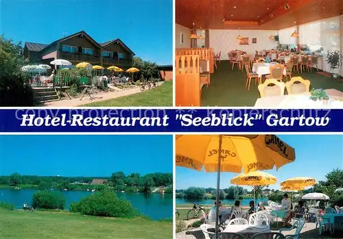 AK / Ansichtskarte Gartow Elbe Hotel Restaurant Seeblick Kat. Gartow