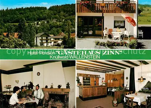 AK / Ansichtskarte Wallenstein Hotel Pension Gaestehaus Zinn Kat. Knuellwald