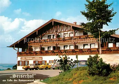 AK / Ansichtskarte Bernau Chiemsee Restaurant Cafe Hotel Seiserhof Kat. Bernau a.Chiemsee