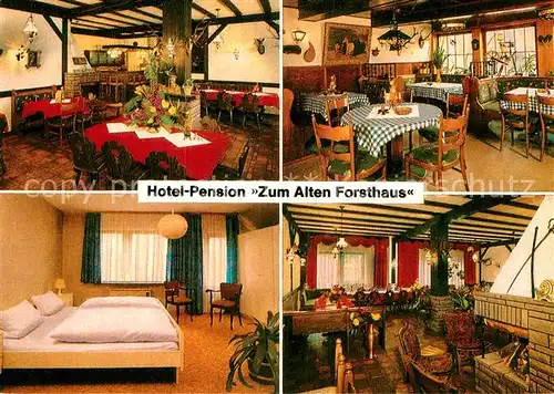 AK / Ansichtskarte Reinhardswald Hotel Pension Zum Alten Forsthaus Kat. Hofgeismar