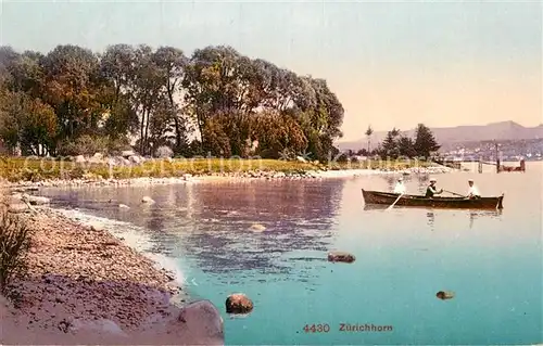 AK / Ansichtskarte Zuerich ZH Zuerichhorn Bootfahren Zuerichsee