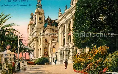 AK / Ansichtskarte Monte Carlo Le Casino et les Terrasse Kat. Monte Carlo