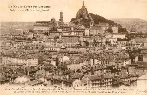 AK / Ansichtskarte Le Puy en Velay Haute Loire Altstadt Panorama Kat. Le Puy en Velay
