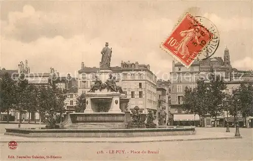 AK / Ansichtskarte Le Puy en Velay Place du Breuil Kat. Le Puy en Velay