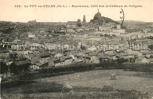 AK / Ansichtskarte Le Puy en Velay Panorama Chateau de Polignac Kat. Le Puy en Velay